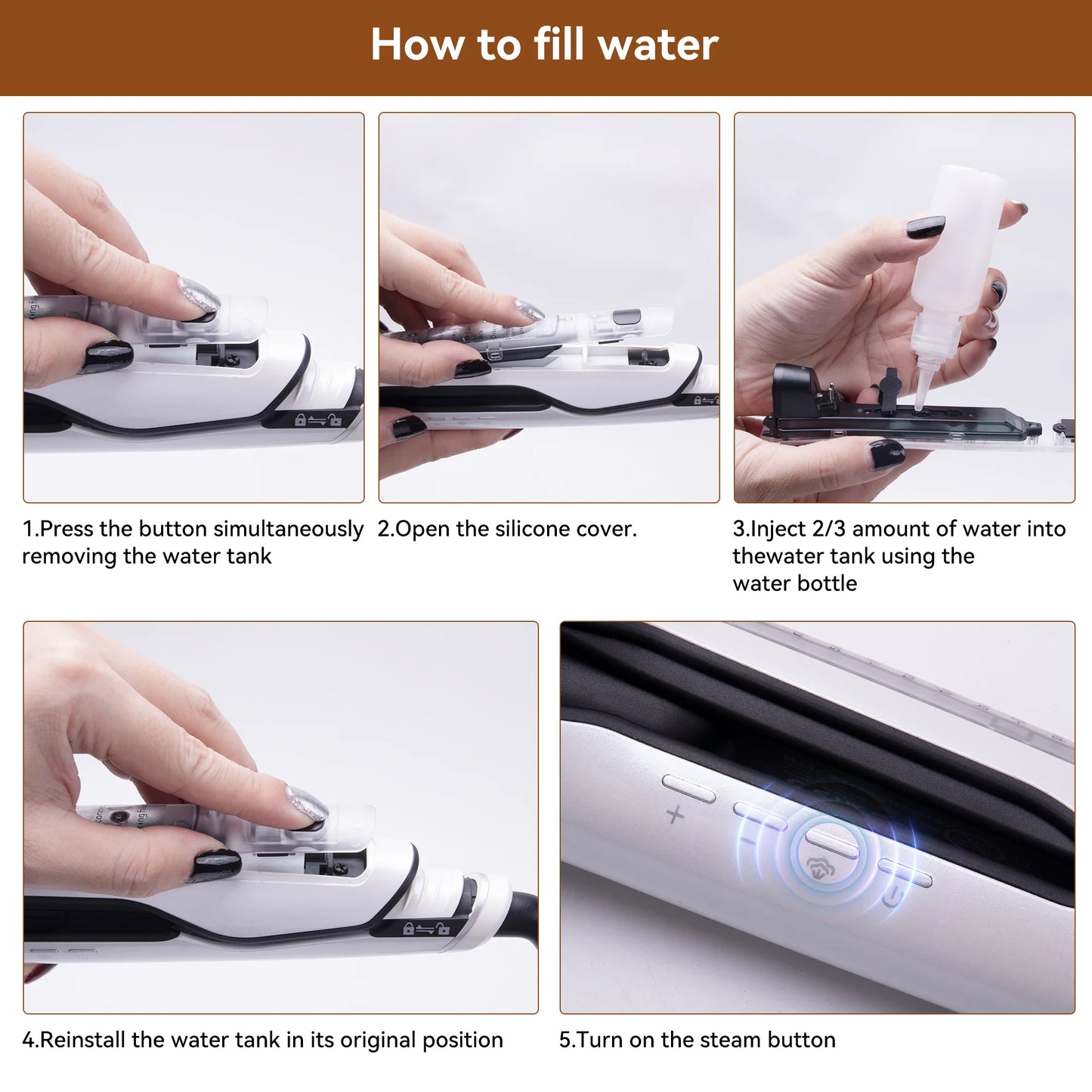 Piandfi™ Steam Pod straightener