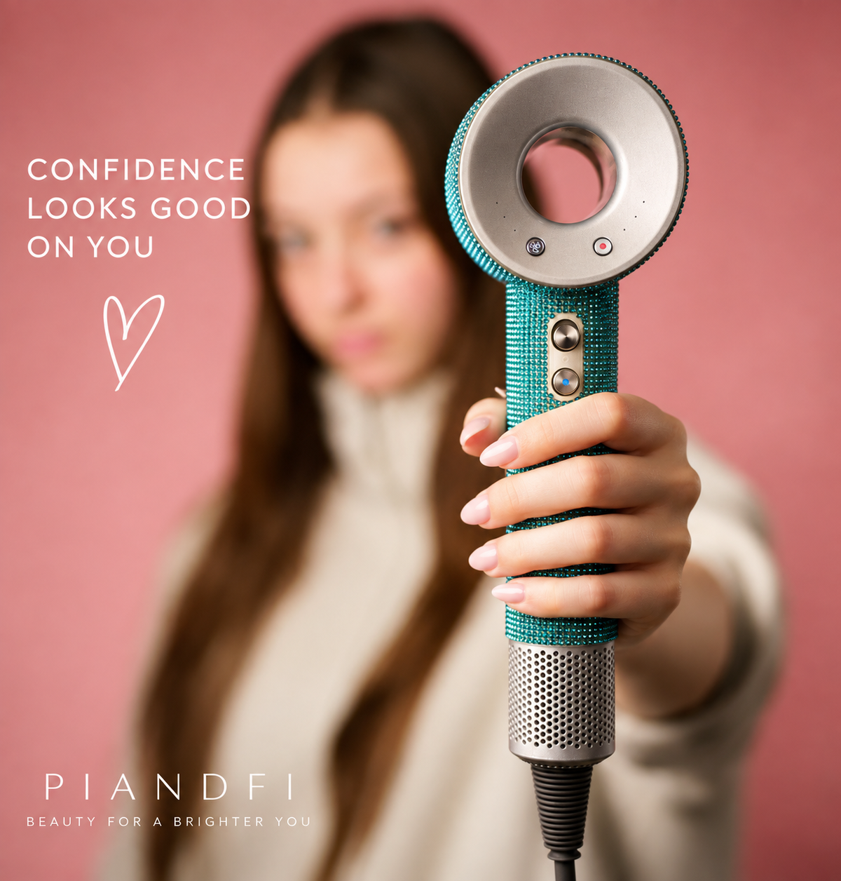 Piandfi™ Supersonic Diamond Hair Dryer (5 attachments)