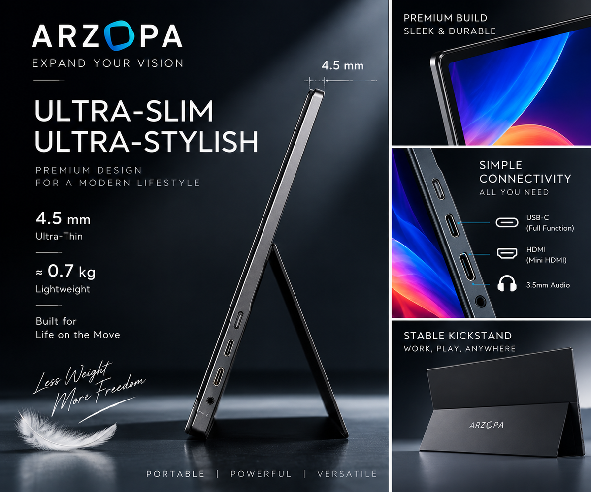 ARZOPA Portable Monitor