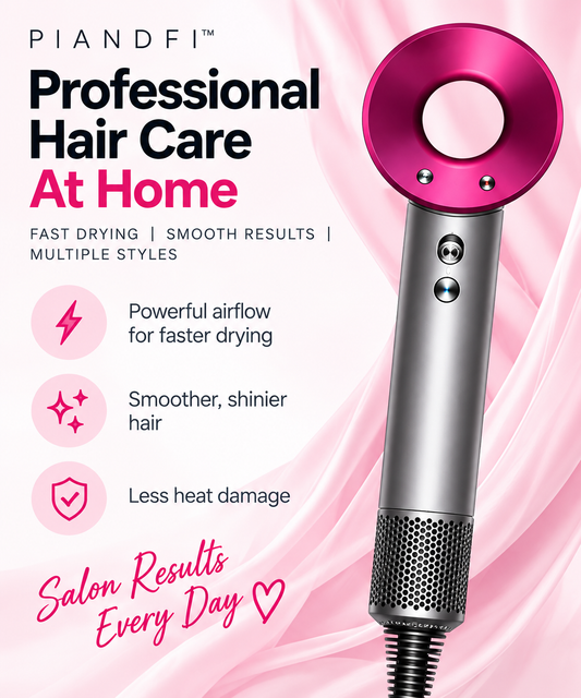 Piandfi™ Supersonic Hair Dryer (5 attachments)