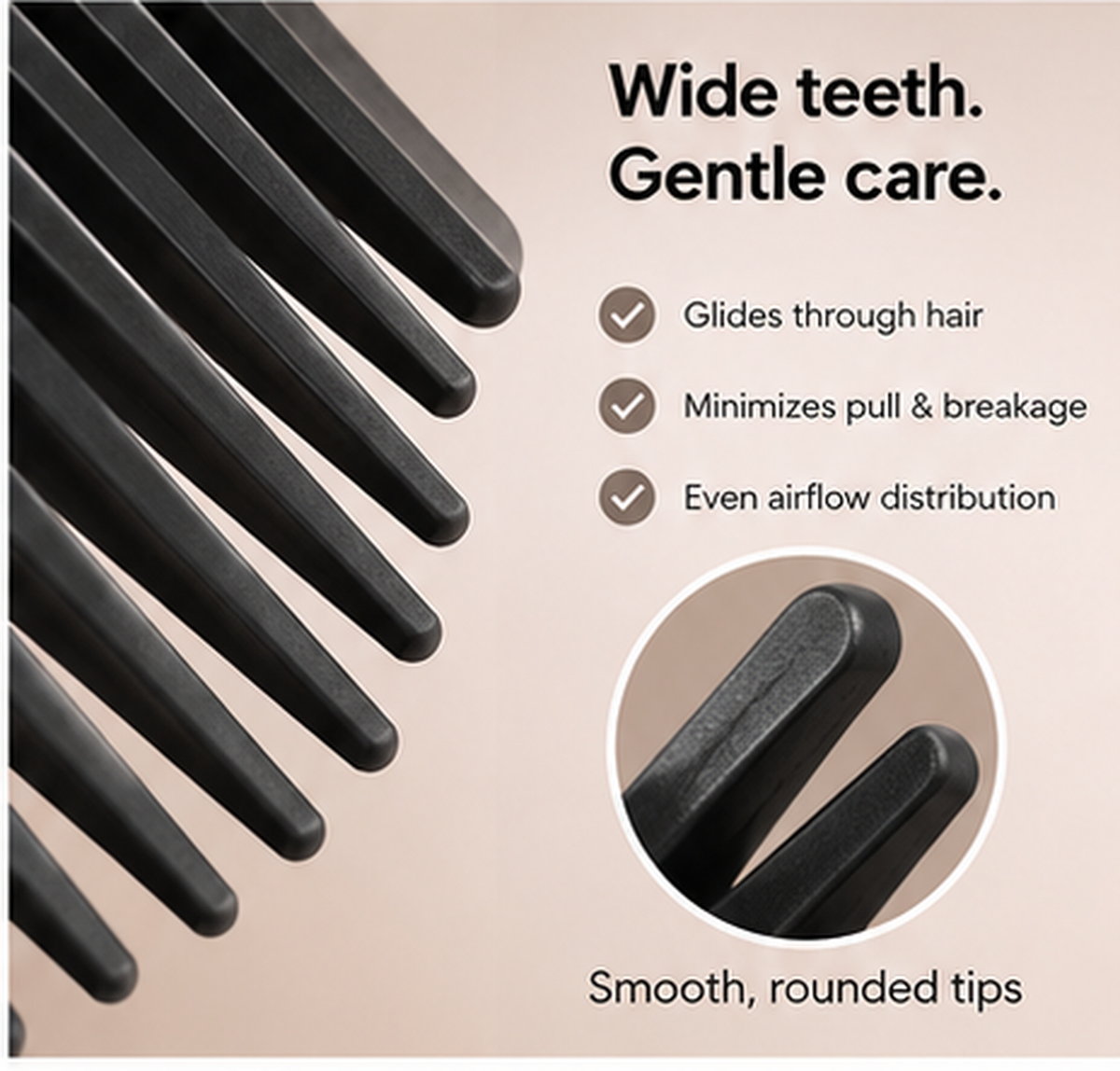 Wide Tooth Comb Attachment