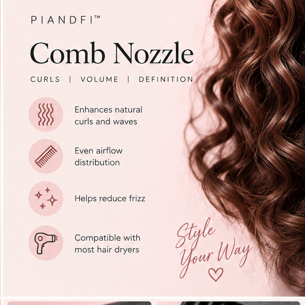 Wide Tooth Comb Attachment