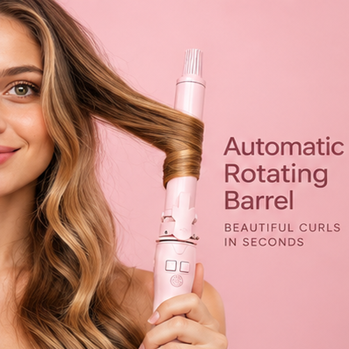 Piandfi™ Beachwaver rotating curling Iron