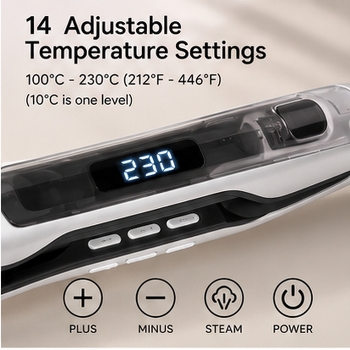 Piandfi™ Steam Pod straightener