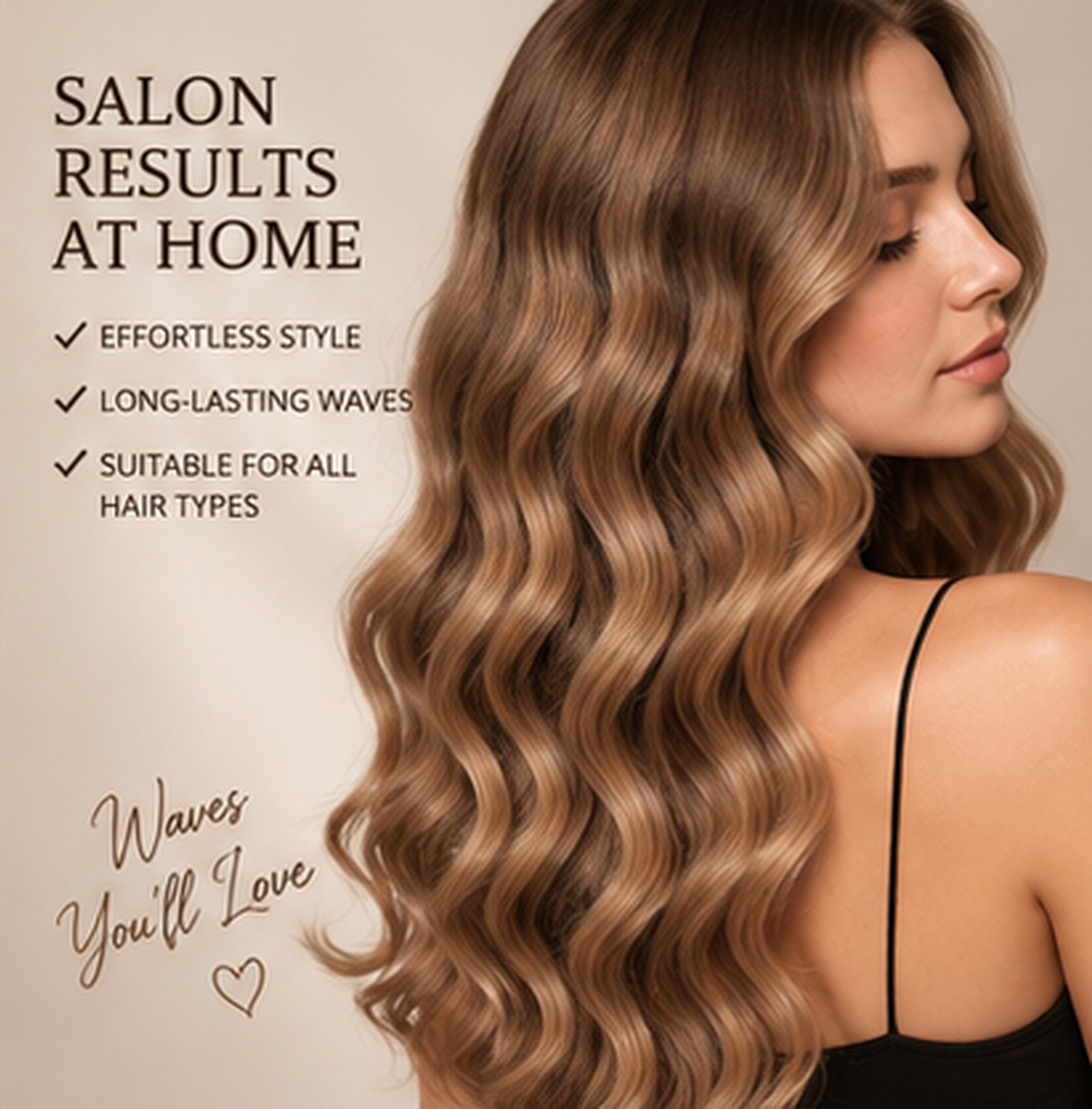 Coiffeur à triple barillet en céramique
