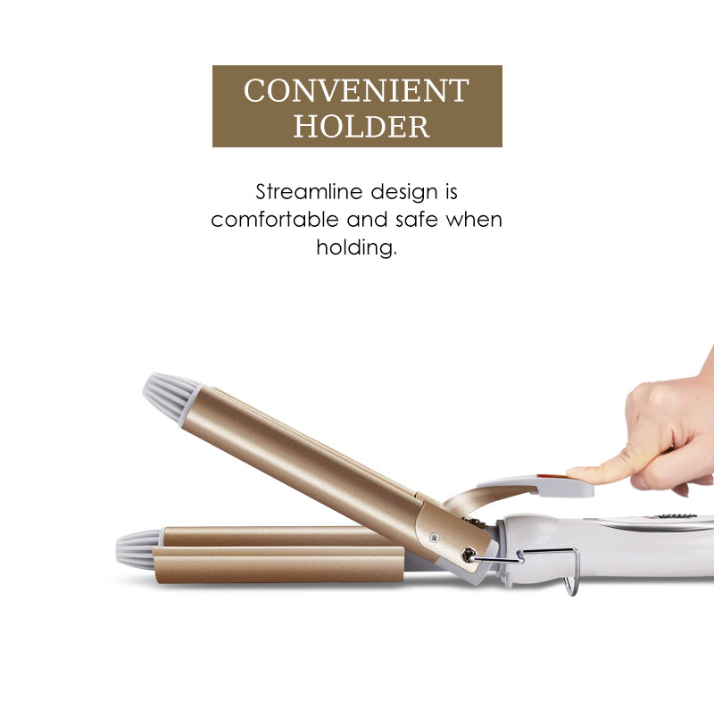 Piandfi™ Ceramic Triple Barrel Hair Styler