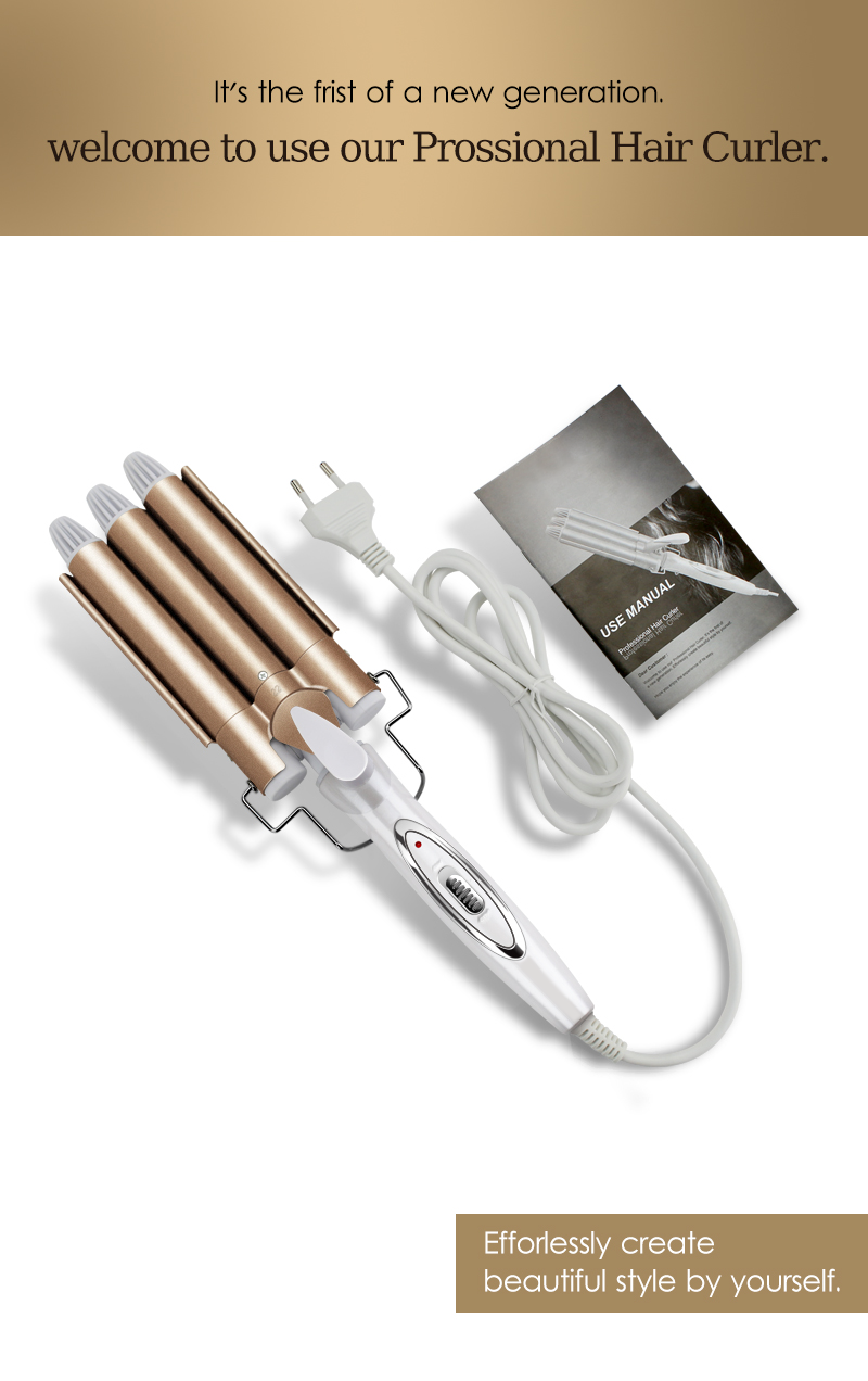 Piandfi™ Ceramic Triple Barrel Hair Styler